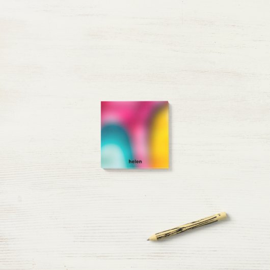 Post-it® Helen Post-It Notes (Sur un bureau)