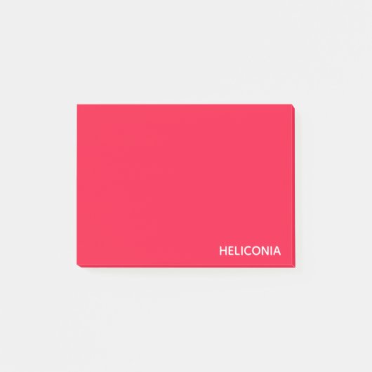 Post-it® Heliconia red color (Devant)