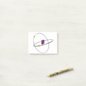 Post-it® Helium Atom (Sur un bureau)