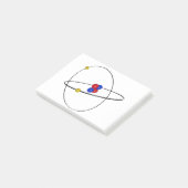 Post-it® Helium Atom (Incliné)