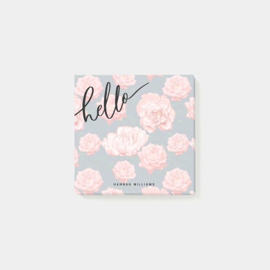 Post-it® HELLO Ajouter vos notes de nom (Devant)