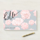 Post-it® HELLO Ajouter vos notes de nom (Sur un bureau)