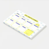 POST-IT® HELLO SUNSHINE - WEEK PLANNER (Incliné)