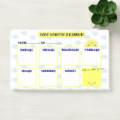 POST-IT® HELLO SUNSHINE - WEEK PLANNER (Bureau)
