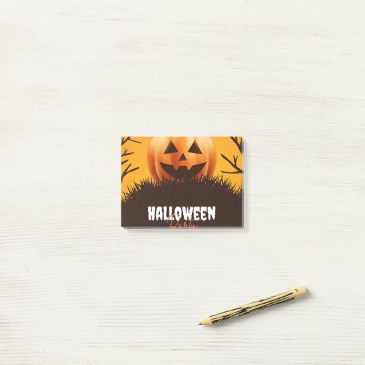 Post-it® Helloween (Sur un bureau)