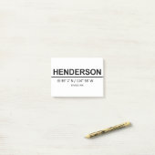 Post-it® Henderson Coordinaten - Henderson Coordinates (Sur un bureau)