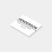 Post-it® Henderson Coordinaten - Henderson Coordinates (Incliné)