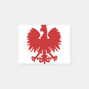 Post-it® Heraldique Aigle rouge Silhouette Couronne