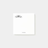 Post-it® Héraldique Couronne Croisée Épées Sabres Emblem Cr (Devant)