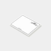 Post-it® Héraldique Couronne Croisée Épées Sabres Emblem Cr (Incliné)