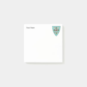 Post-it® Héraldique Vintage 4 abeilles se répandent sur la