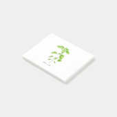 Post-it® Herbe de chaux citron vert jardin d'aquarelle (Incliné)
