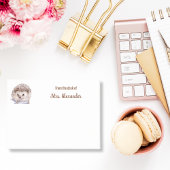 Post-it® Hérisson Aquarelle Cute Du Bureau De Sticky