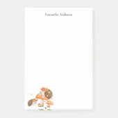 Post-it® Hérisson Aquarelle Cute Personnalisé (Devant)