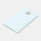 Post-it® Hérisson mignon avec lanterne (Incliné)