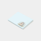 Post-it® Hérisson mignon avec lanterne (Incliné)