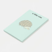 Post-it® Hérisson Whimsical - animal boisé mignon (Incliné)