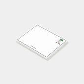 Post-it® Héritier de Greyhound Whippet avec arbre héraldiqu (Incliné)