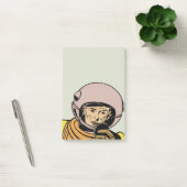 Post-it® Héros vintage d'astronaute de bande dessinée (Bureau)