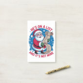 Post-it® He's On A List and It's Not Mine (Sur un bureau)