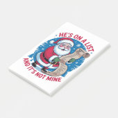 Post-it® He's On A List and It's Not Mine (Incliné)