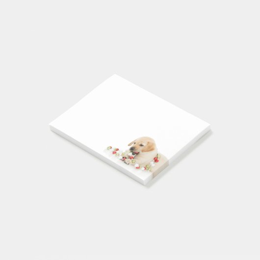 Post-it® Heures de récréation II de chiot de vacances (Incliné)