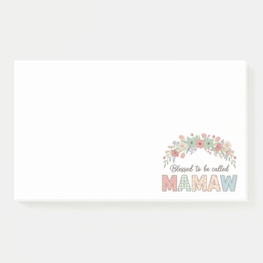 Post-it® Heureuse d'être appelée Mamaw (Devant)