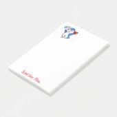 Post-it® Heureuse Sainte-Valentin Penguin Publier une note (Incliné)