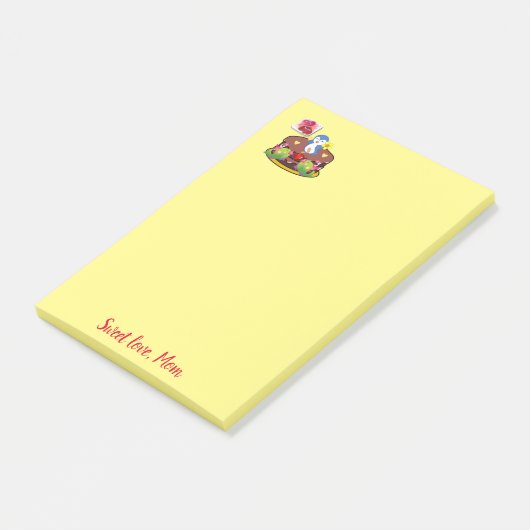 Post-it® Heureuse Sainte-Valentin Penguin Publier une note (Incliné)
