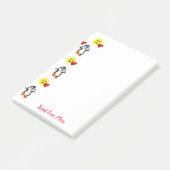 Post-it® Heureuse Sainte-Valentin Penguin Publier une note (Incliné)