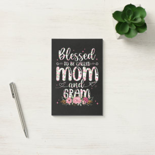 Post-it® Heureux d'être appelés amateurs de fleurs de gram