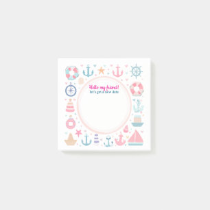 Post-it® heureux enfants de marina comme maritim