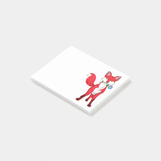 Post-it® Heureux Fox (Incliné)