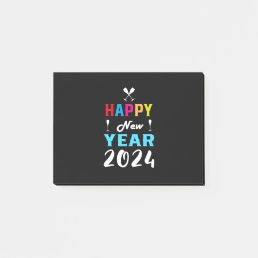 Post-it® heureux nouvel an 2024 (9) (Devant)