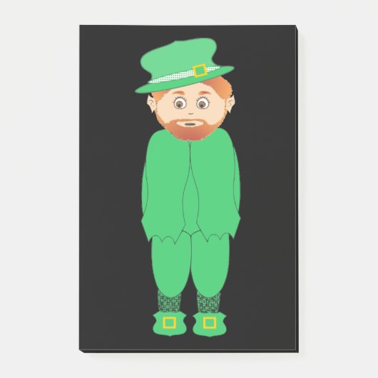 POST-IT® "HEUREUX ST. JOUR DE PATRICK" LEPRECHAUN (Devant)