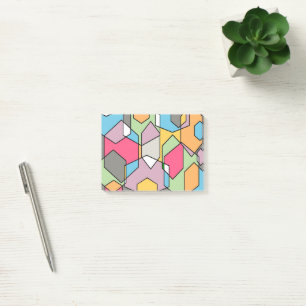 Post-it® Hexagon Bauhaus - Pastels