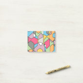 Post-it® Hexagon Bauhaus - Pastels (Sur un bureau)