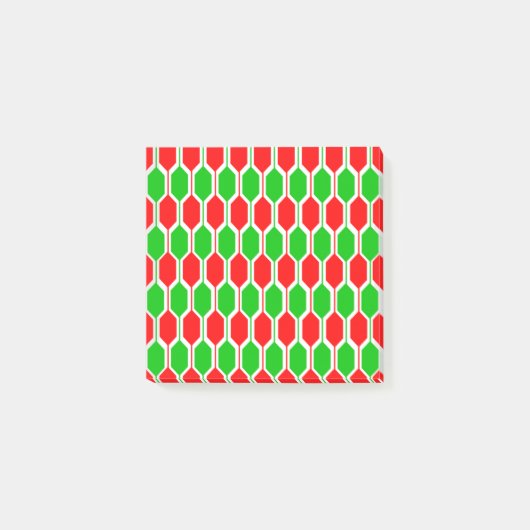 Post-it® Hexagones de Noël (Devant)