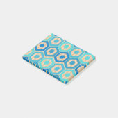 Post-it® Hexagons et rayures - Mer et Sable (Incliné)