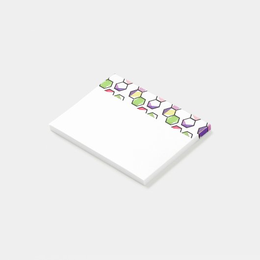 Post-it® Hexagons filetés (Incliné)