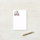 Post-it® Hey Boo - Ghost with Love (Sur un bureau)