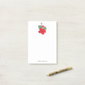 Post-it® Hibiscus et Flamant rose Tropical Post-it Notes (Sur un bureau)