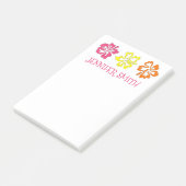 Post-it® Hibiscus hawaïen personnalisé Fleur Tropical (Incliné)