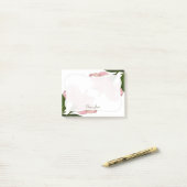 Post-it® Hibiscus rose Photographie florale - Support (Sur un bureau)