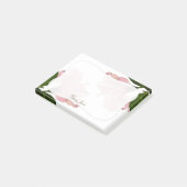 Post-it® Hibiscus rose Photographie florale - Support (Incliné)