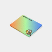Post-it® hibou cycliste (Incliné)