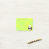 Post-it® hibou de roi de BBQ (Sur un bureau)