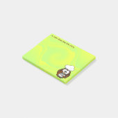 Post-it® hibou de roi de BBQ (Incliné)