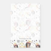 Post-it® Hibou drôle de texture (Devant)