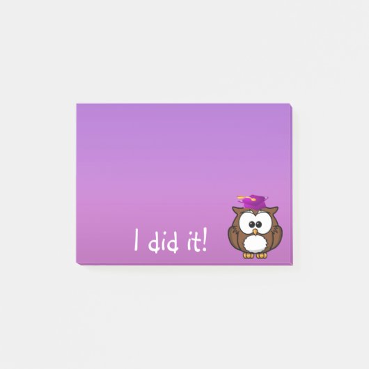 Post-it® hibou gradué (Devant)